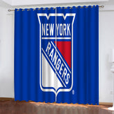 New York Rangers Hockey League  Blackout Curtain for Living Room Bedroom Window Treatment